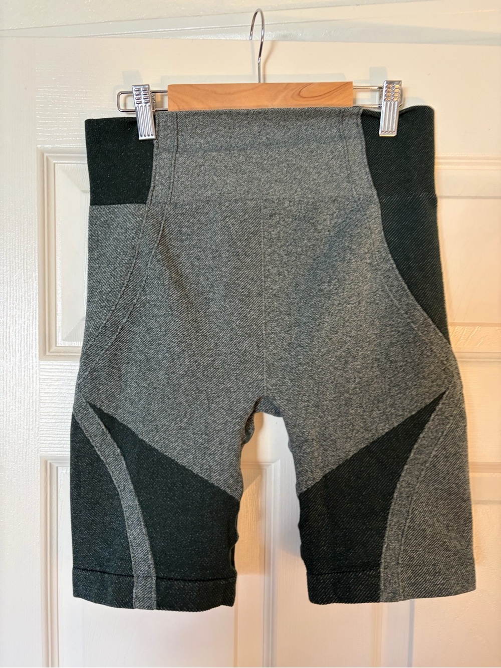 High-Waist Green Active Shorts